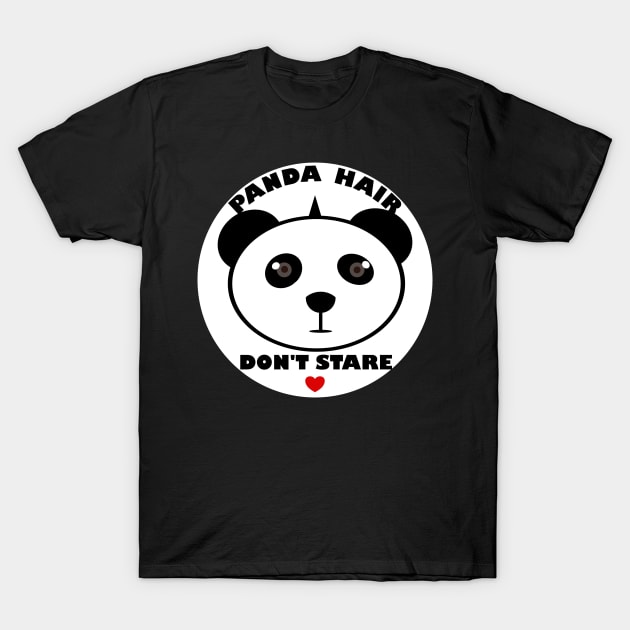 Panda bad hair day T-Shirt by Nice Surprise